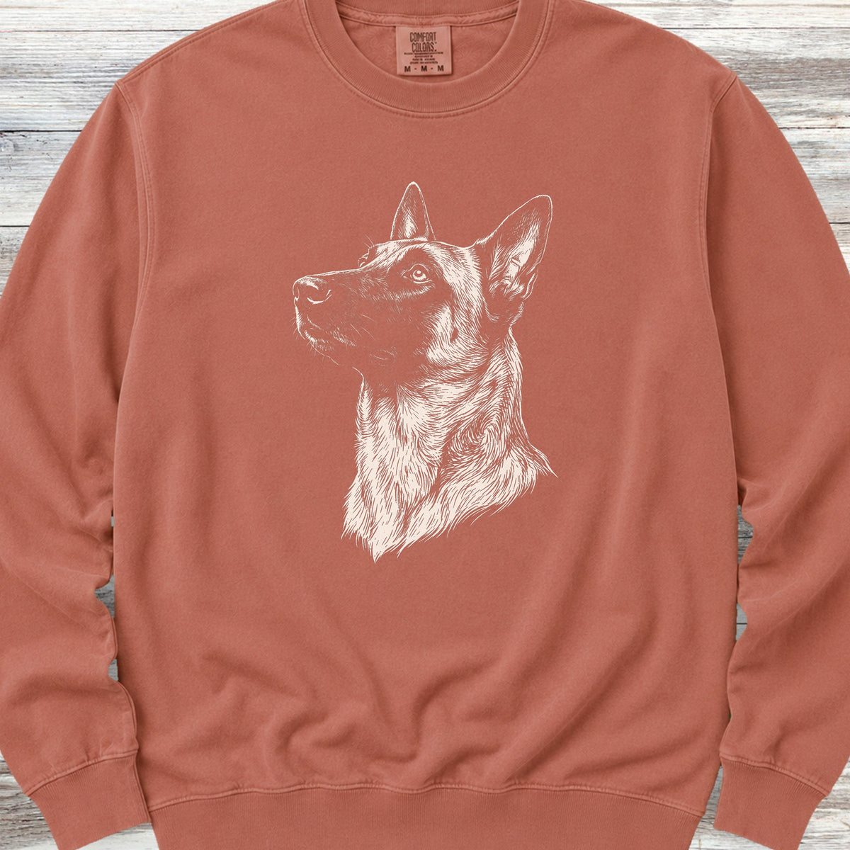 Belgian Malinois Loyalty Sweatshirt - Terracotta