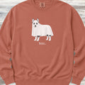 Siberian Husky Boo Sweatshirt - Terracotta