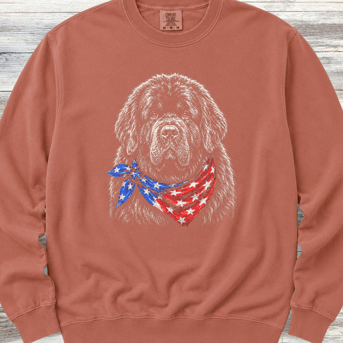 Newfoundland Patriot Sweatshirt - Terracotta