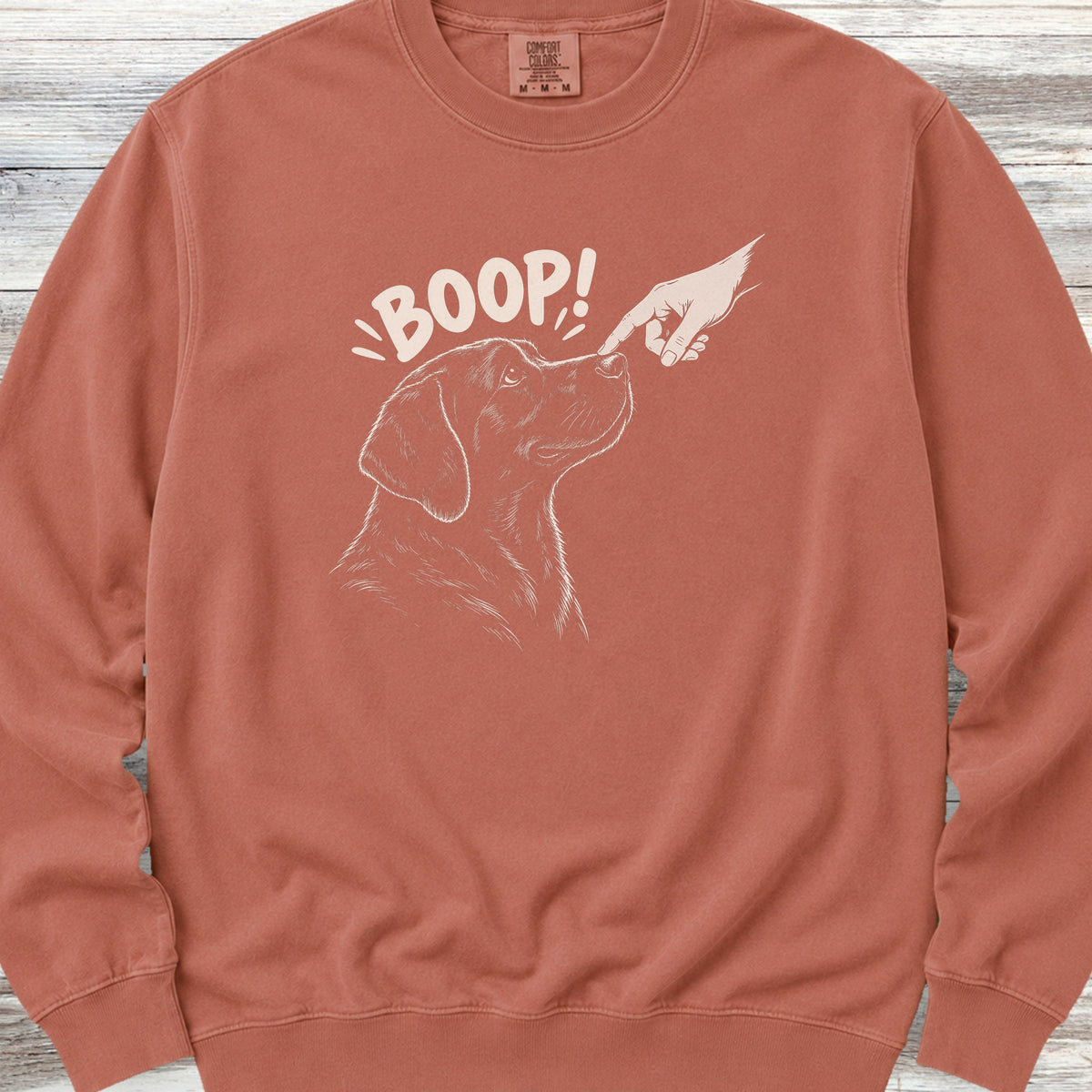 Labrador Retriever Black BOOP! Sweatshirt - Terracotta