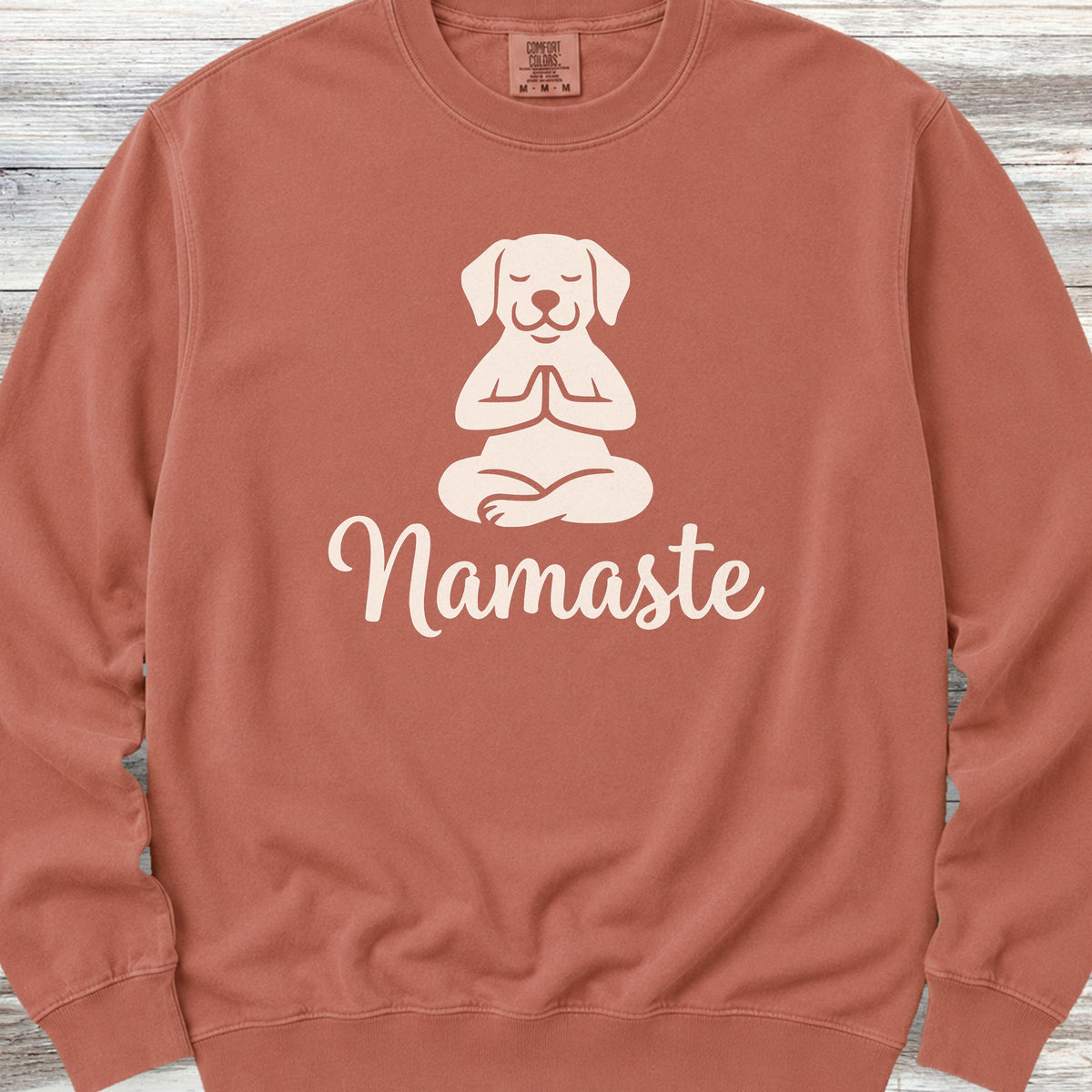 Namaste Sweatshirt - Terracotta