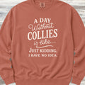 Collie Days Sweatshirt - Terracotta