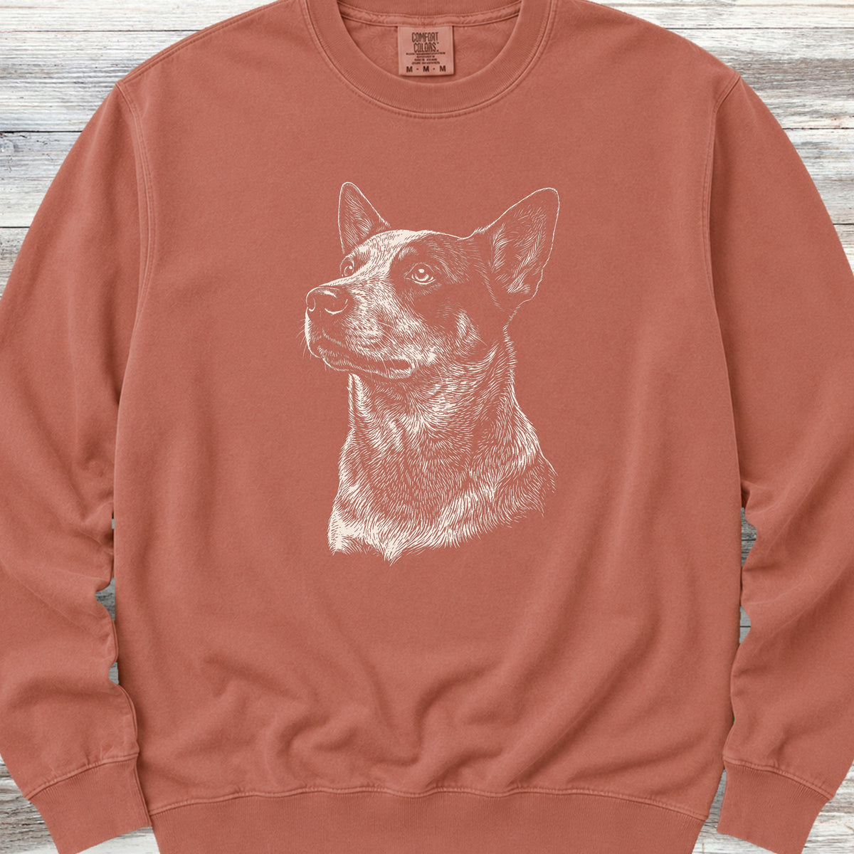 Australian Cattle Dog Loyalty Sweatshirt - Terracotta