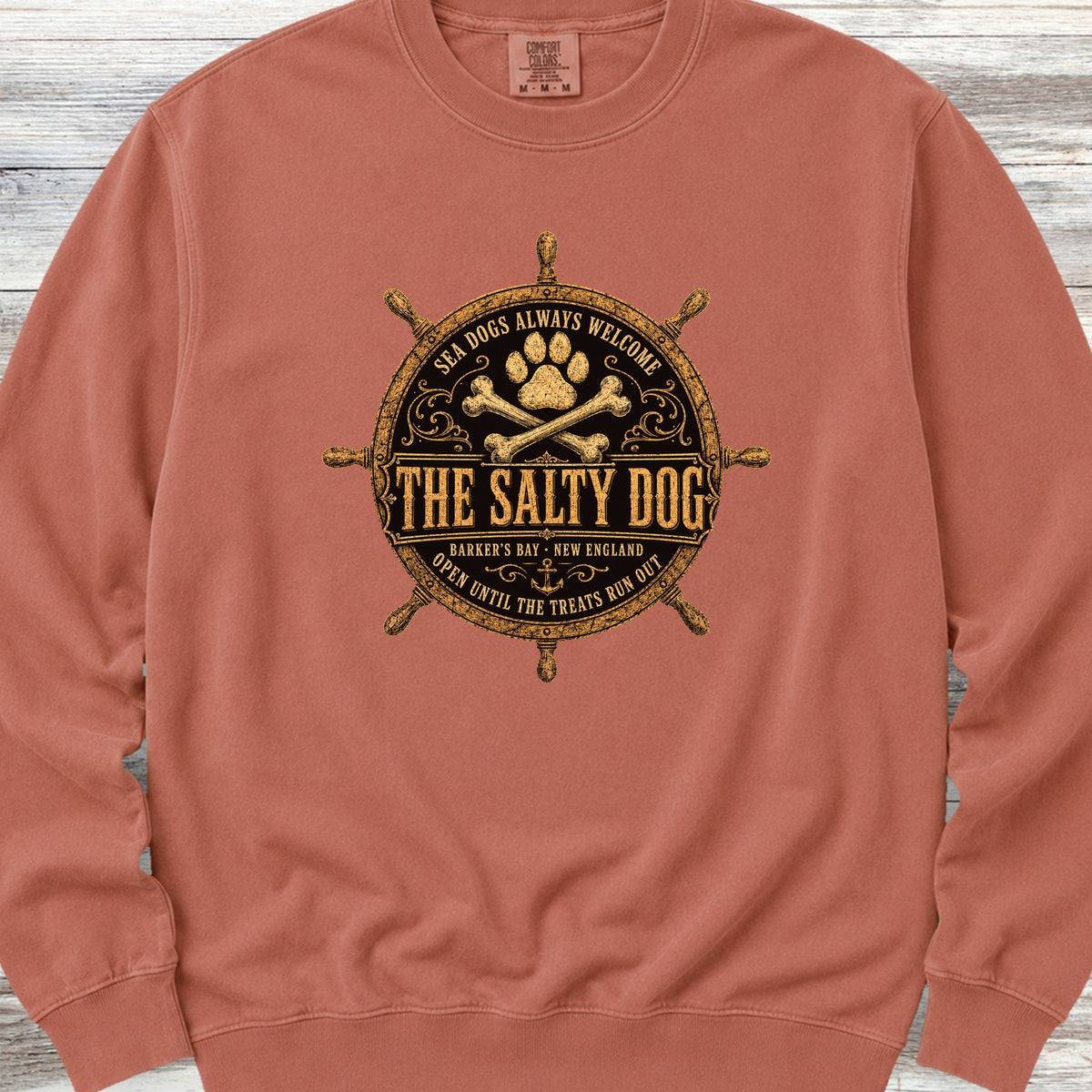 The Salty Dog Sweatshirt - Terracotta