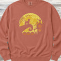 West Highland Halloween Moon Sweatshirt - Terracotta