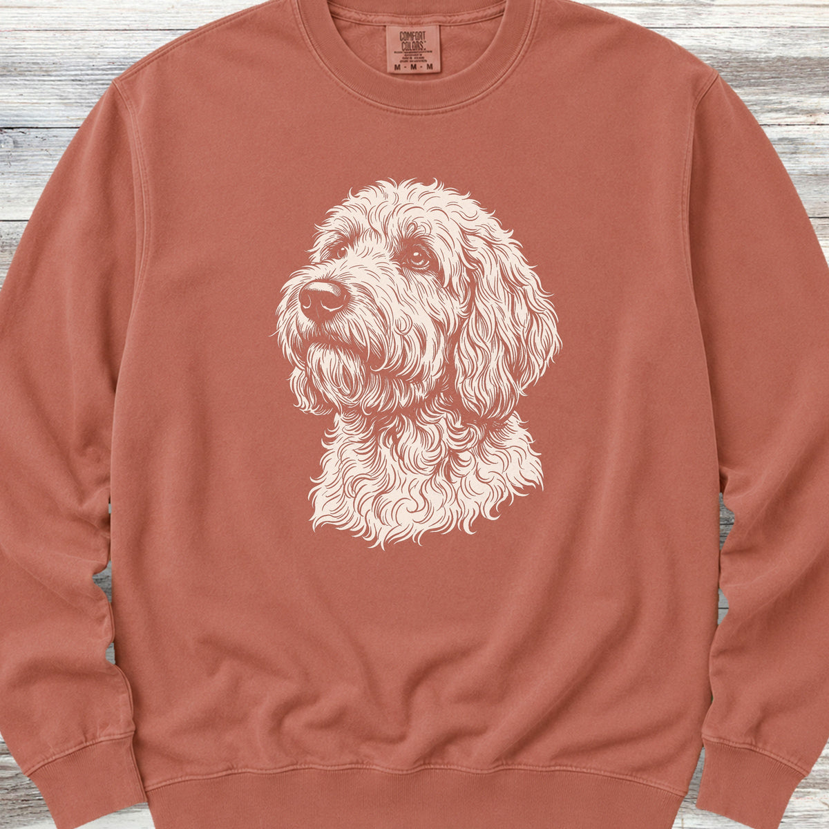 Goldendoodle Loyalty Sweatshirt - Terracotta