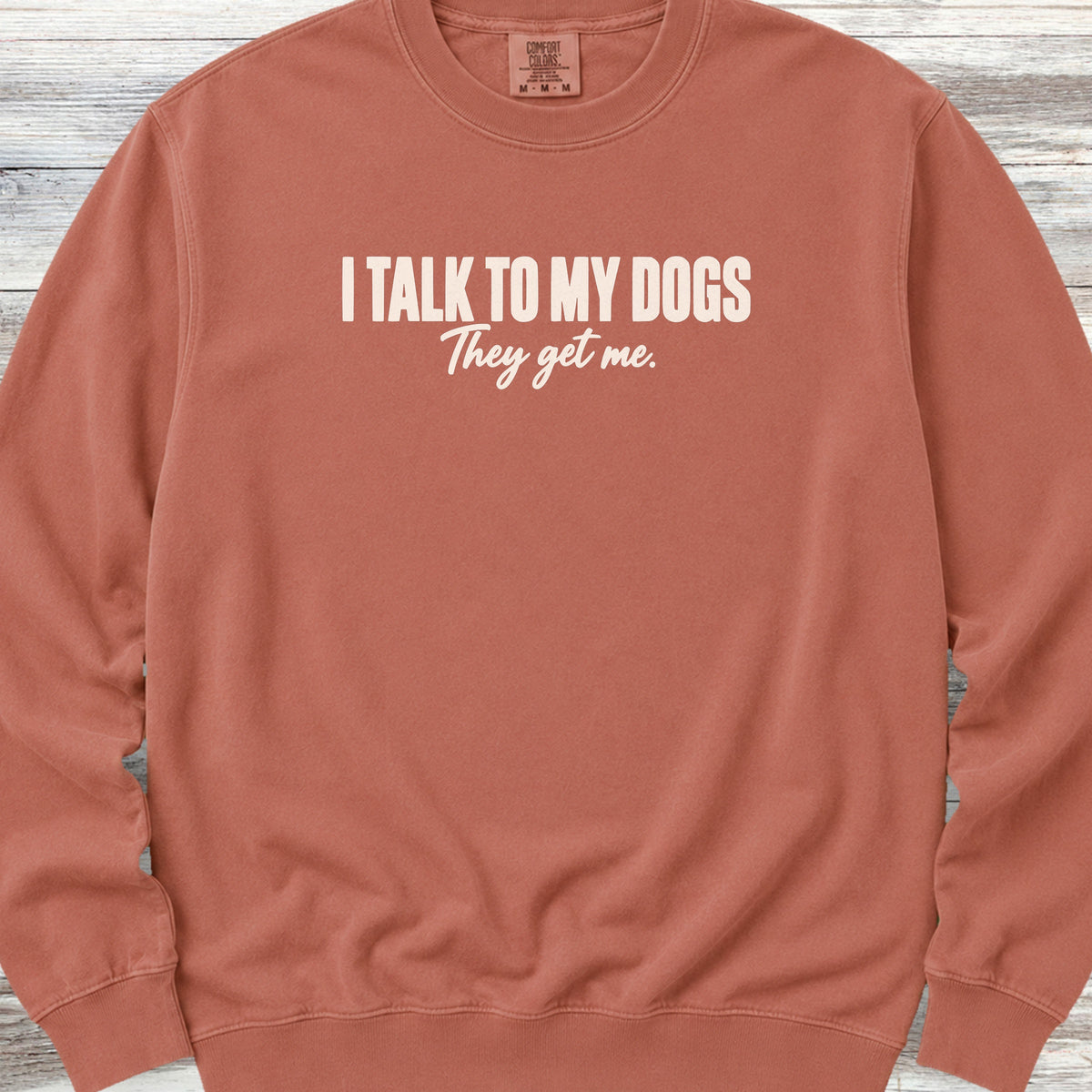 They Get Me Sweatshirt - Terracotta