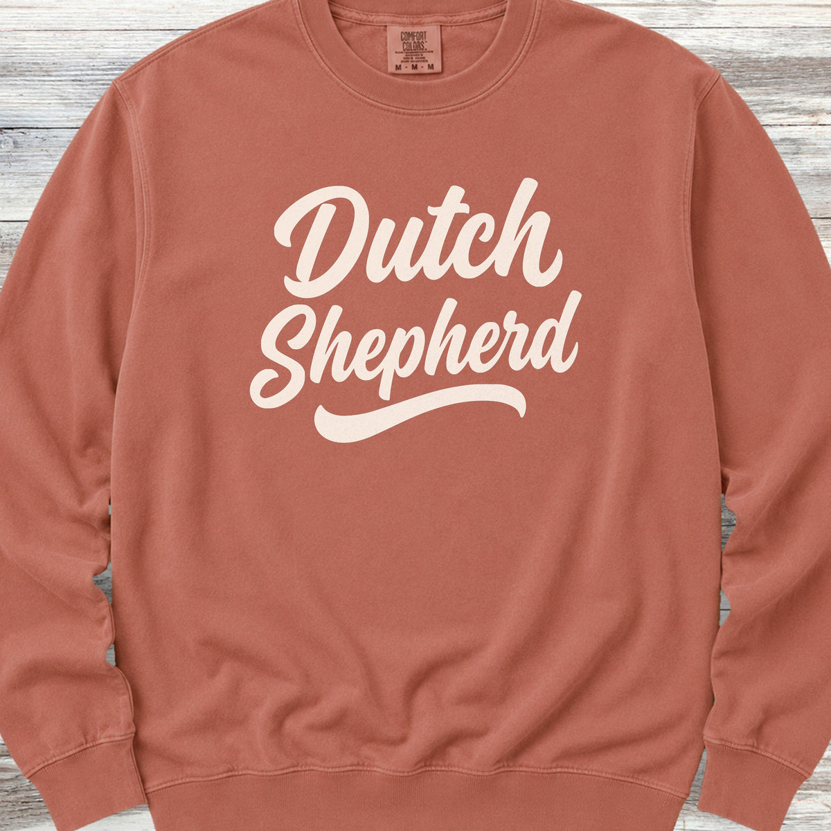 Dutch Shepherd Team Sweatshirt - Terracotta