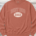 Best Dog Dad Sweatshirt - Terracotta