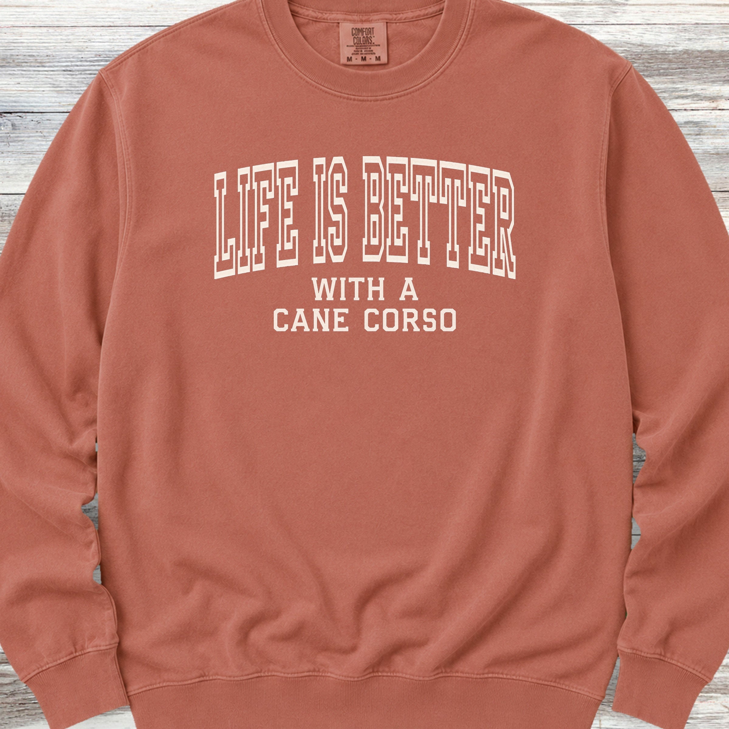 Cane Corso Better Sweatshirt - Terracotta