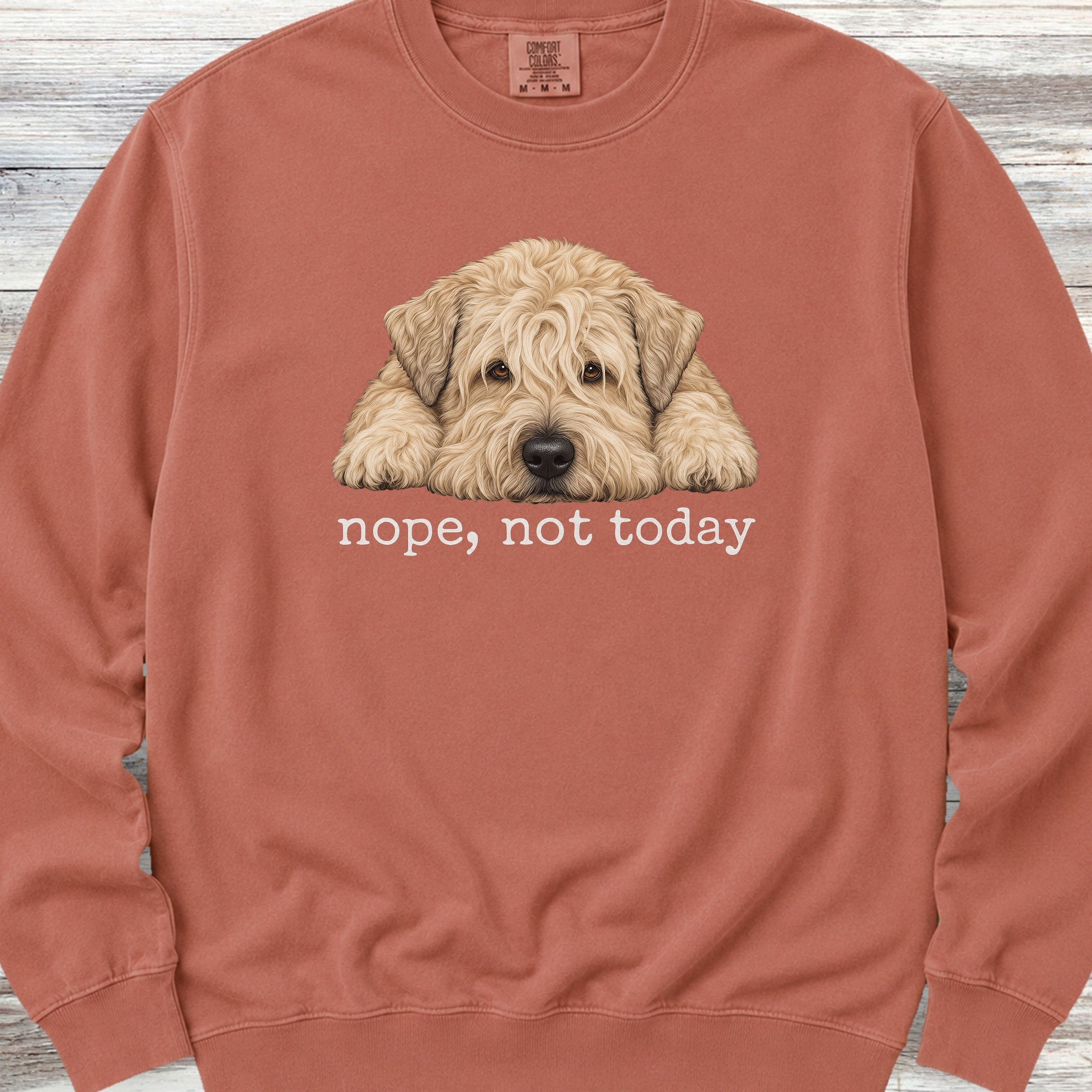 Wheaten Nope Sweatshirt - Terracotta