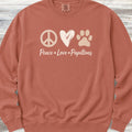 Papillon Peace Sweatshirt - Terracotta