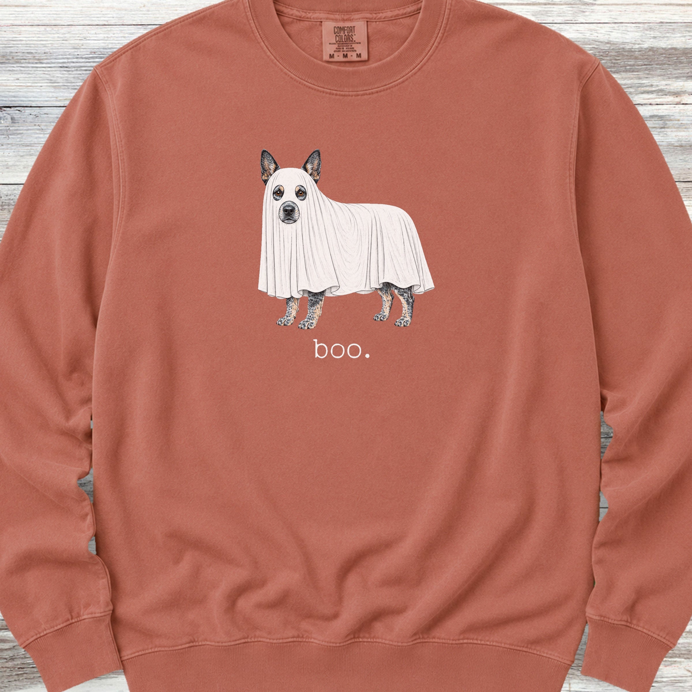 Australian Cattle Dog Boo Sweatshirt - Terracotta
