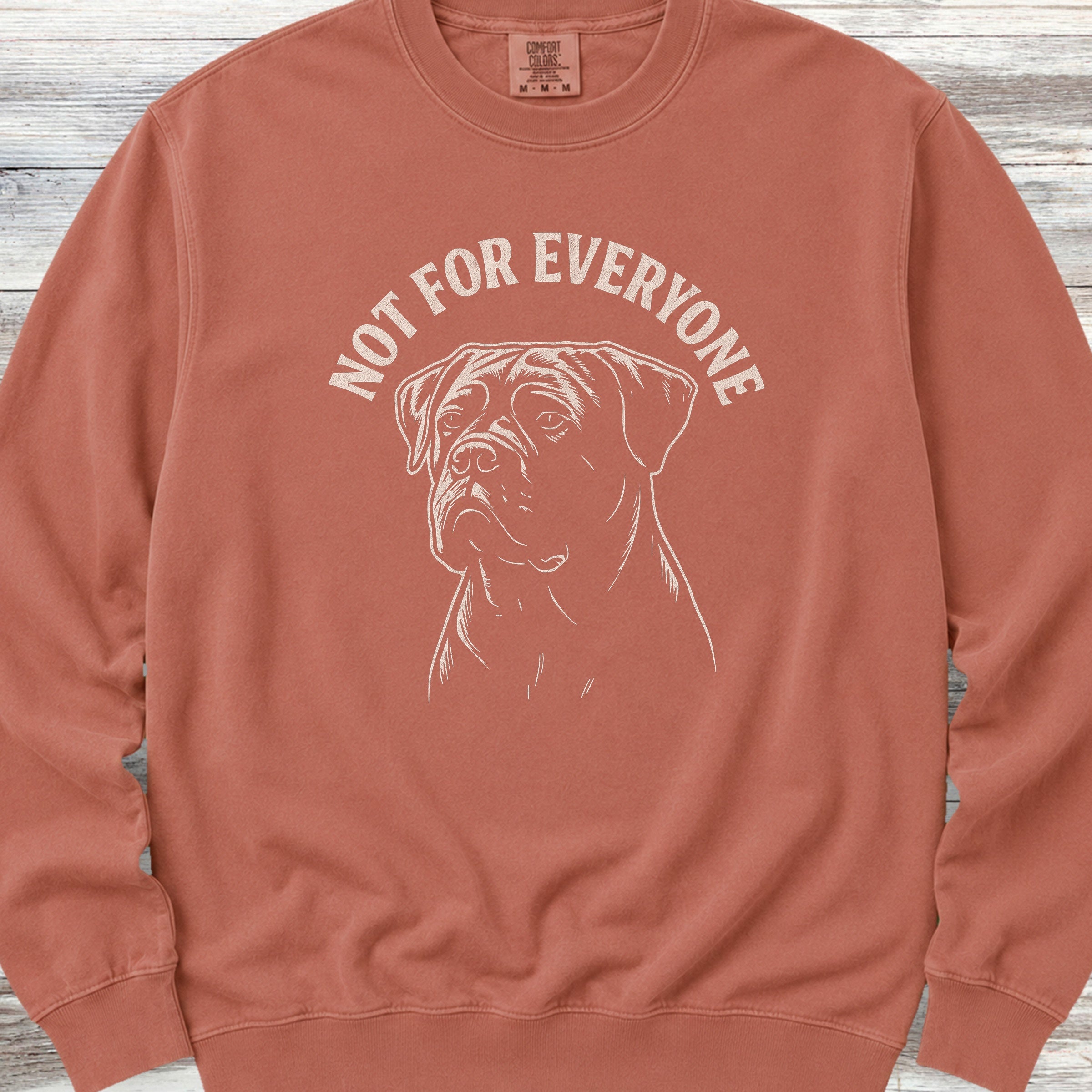 Cane Corso Not Everyone Natural Sweatshirt - Terracotta