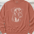 Boxer Butterfly Sweatshirt - Terracotta