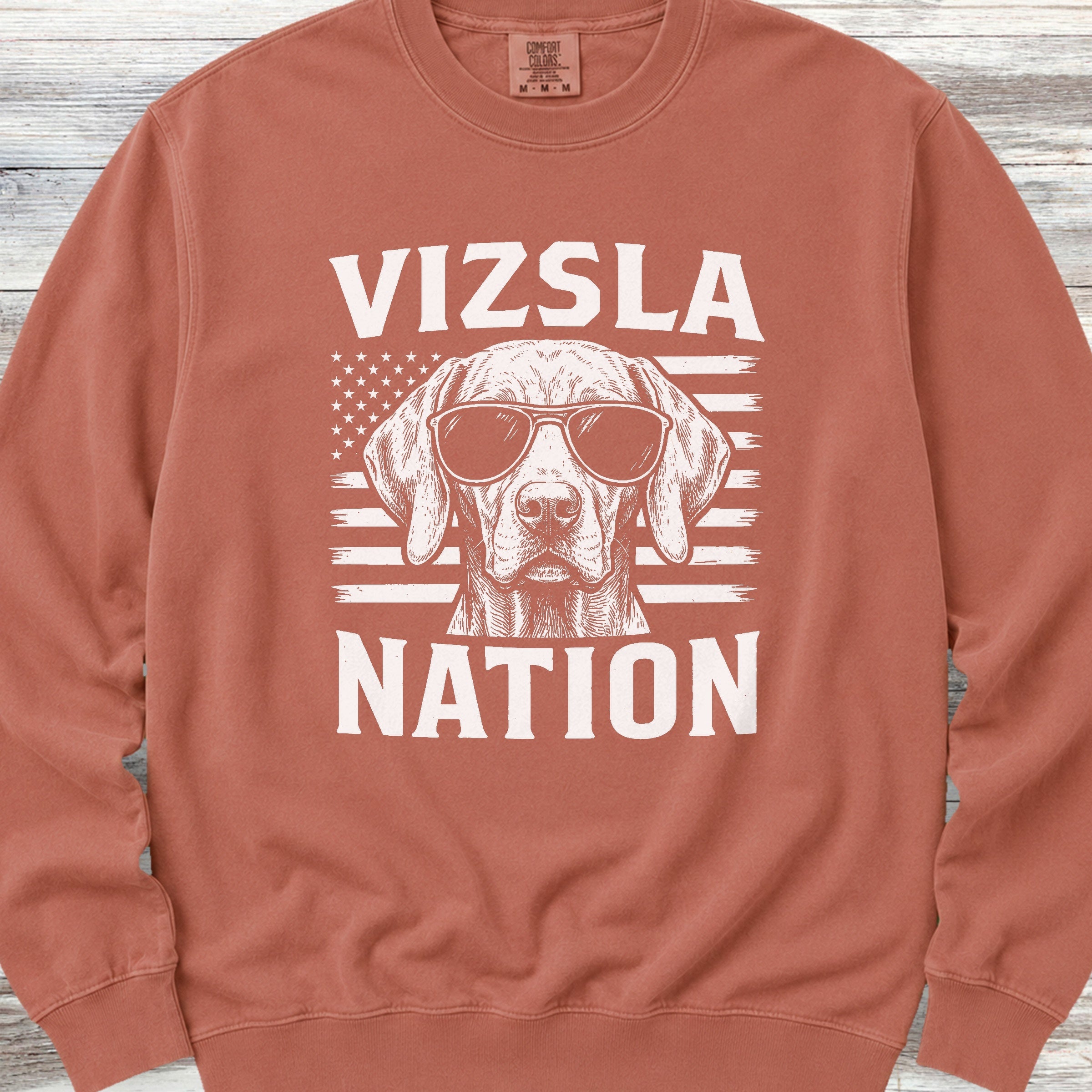 Vizsla Nation Sweatshirt - Terracotta