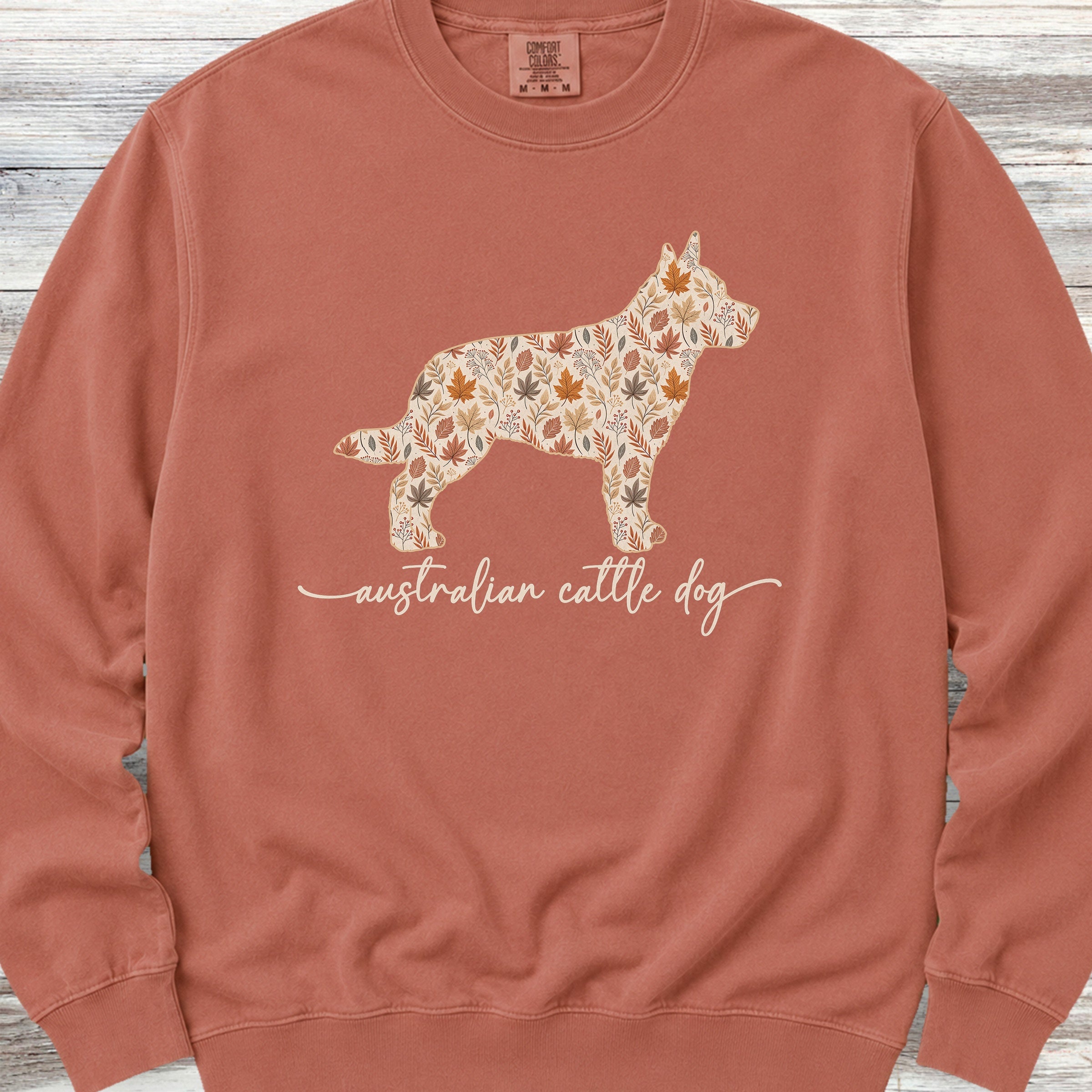 Australian Cattle Dog Fall Sweatshirt - Terracotta