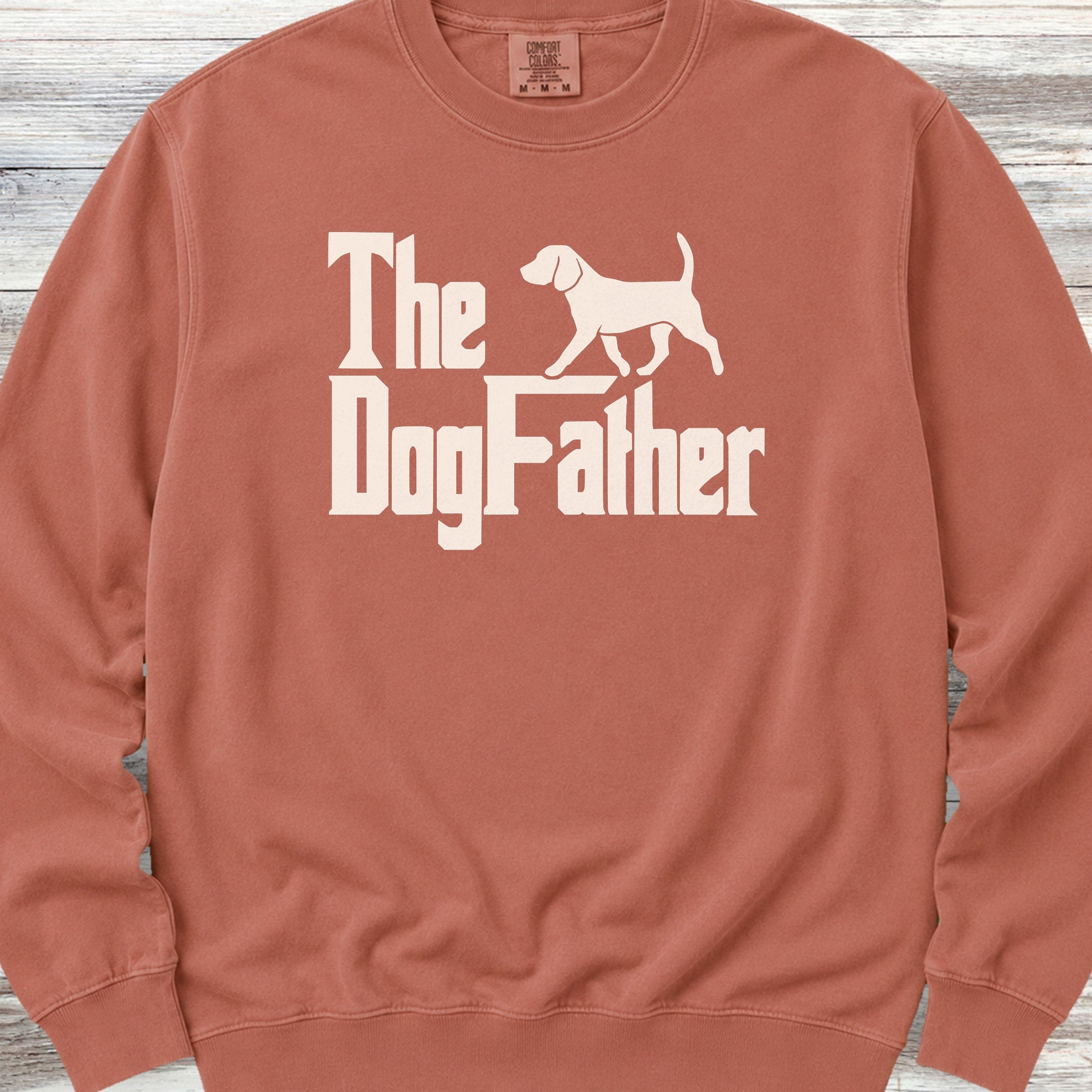 Beagle Dog Father Sweatshirt - Terracotta