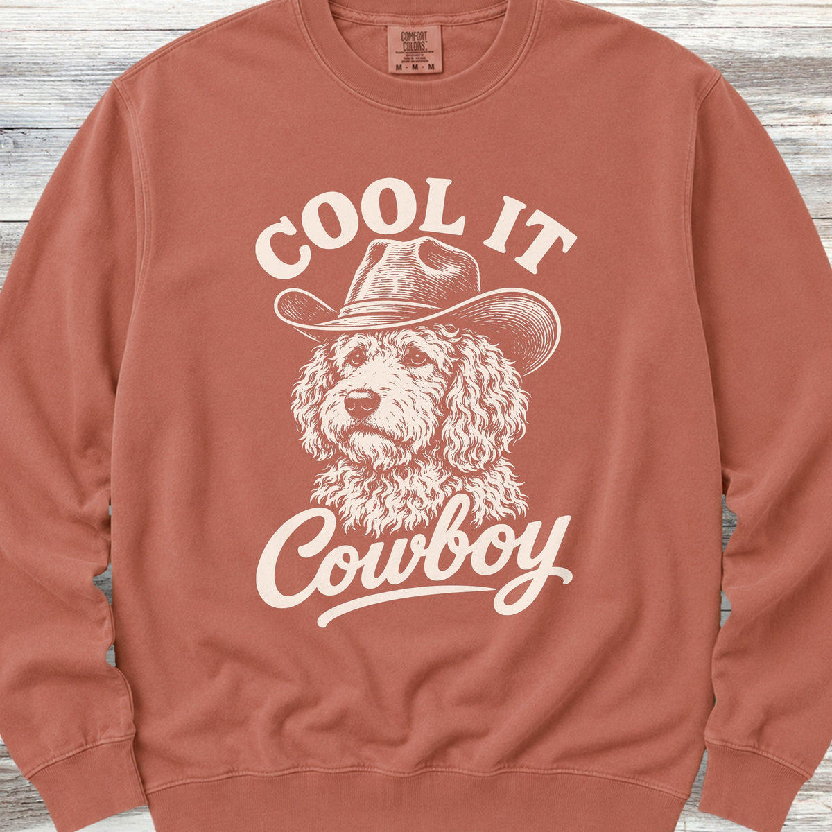 Goldendoodle Cool It Sweatshirt - Terracotta