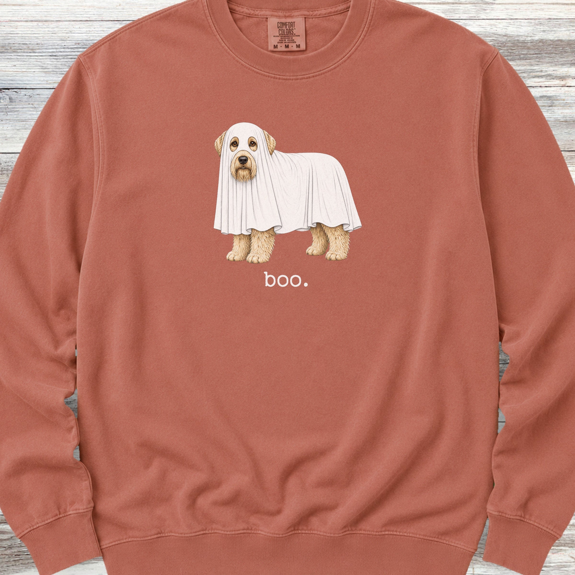 Soft Coated Wheaten Terrier Boo Sweatshirt - Terracotta