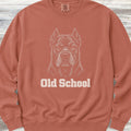 Cane Corso Dark Old School Sweatshirt - Terracotta