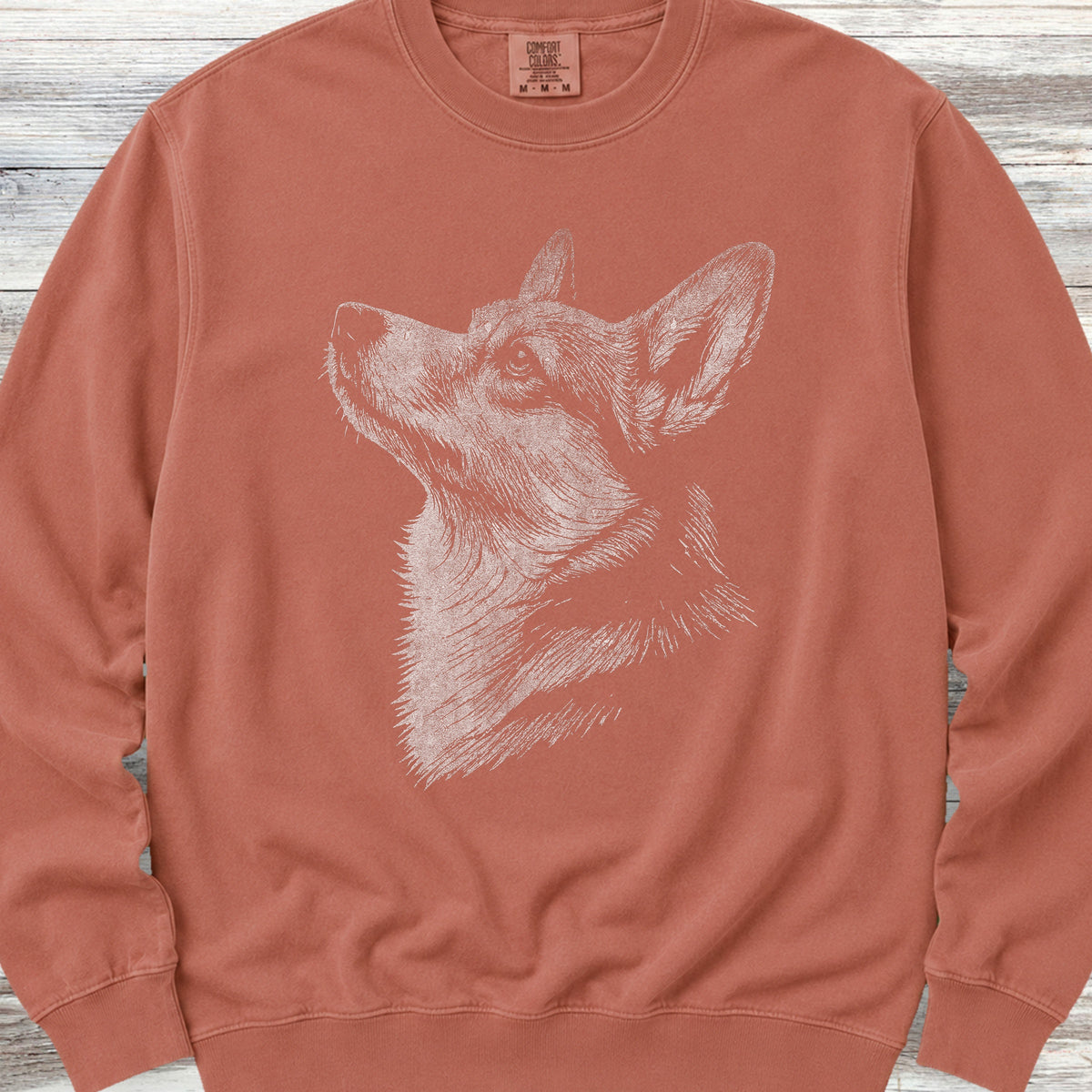 Corgi Loyalty Sweatshirt - Terracotta