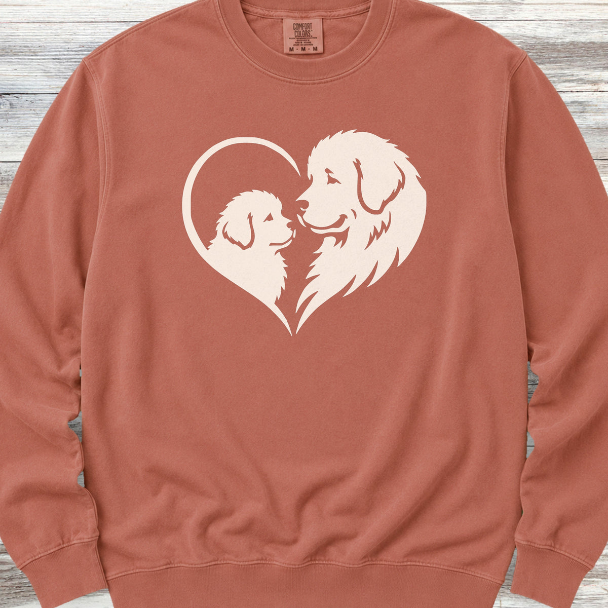 Newfoundland Heart Bond Sweatshirt - Terracotta