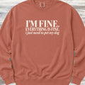 Everything Is Fine Sweatshirt - Terracotta