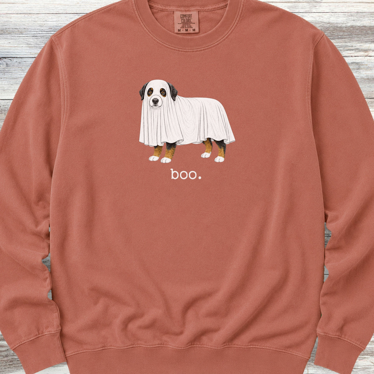 Australian Mountain Dog Boo Sweatshirt - Terracotta