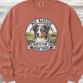 Australian Shepherd Aussie Smart Sweatshirt - Terracotta