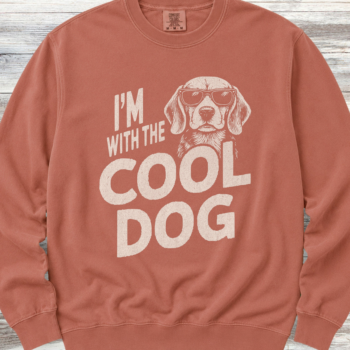 Cool Dog Beagle Sweatshirt - Terracotta