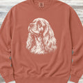 Cocker Spaniel Loyalty Sweatshirt - Terracotta