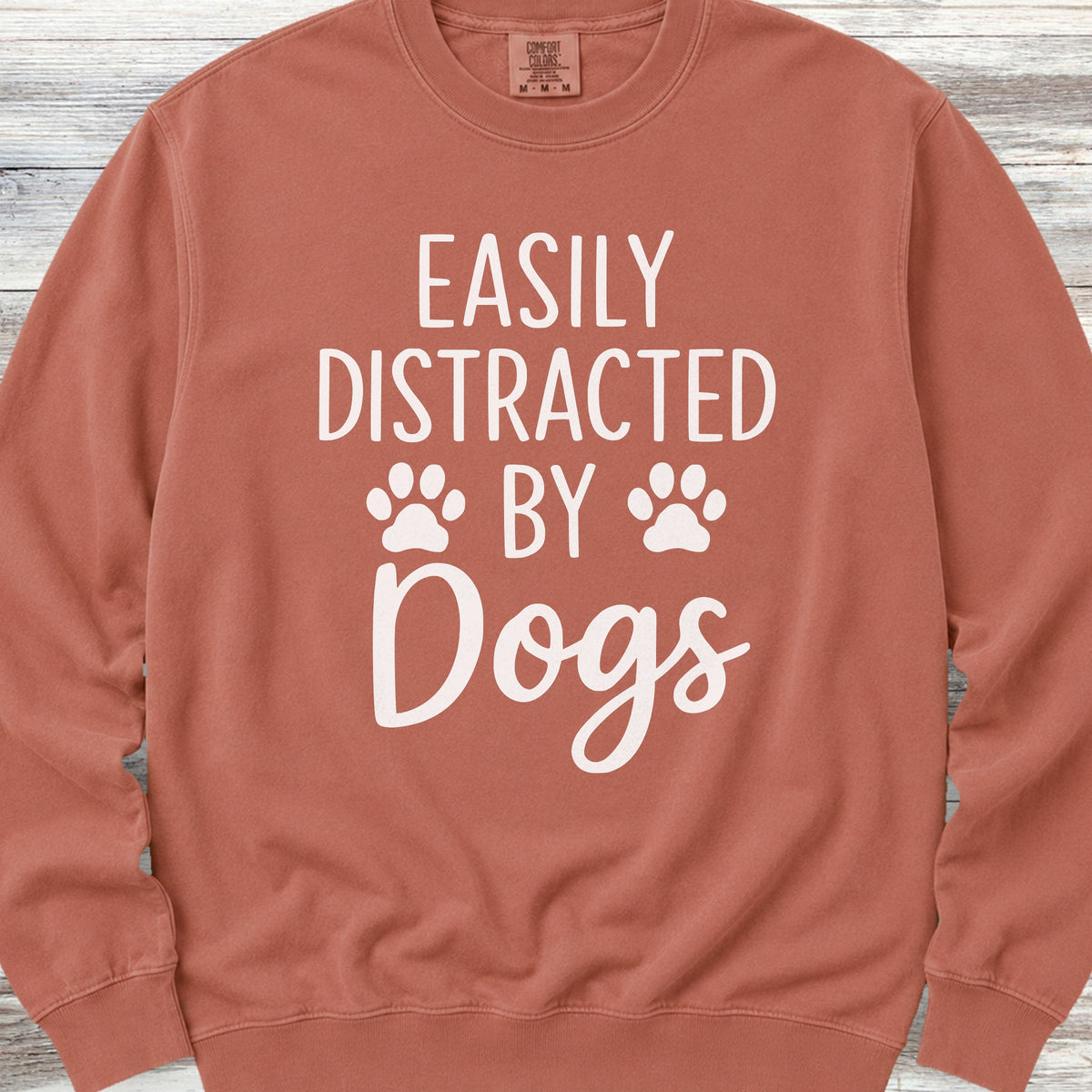 Distracted Sweatshirt - Terracotta