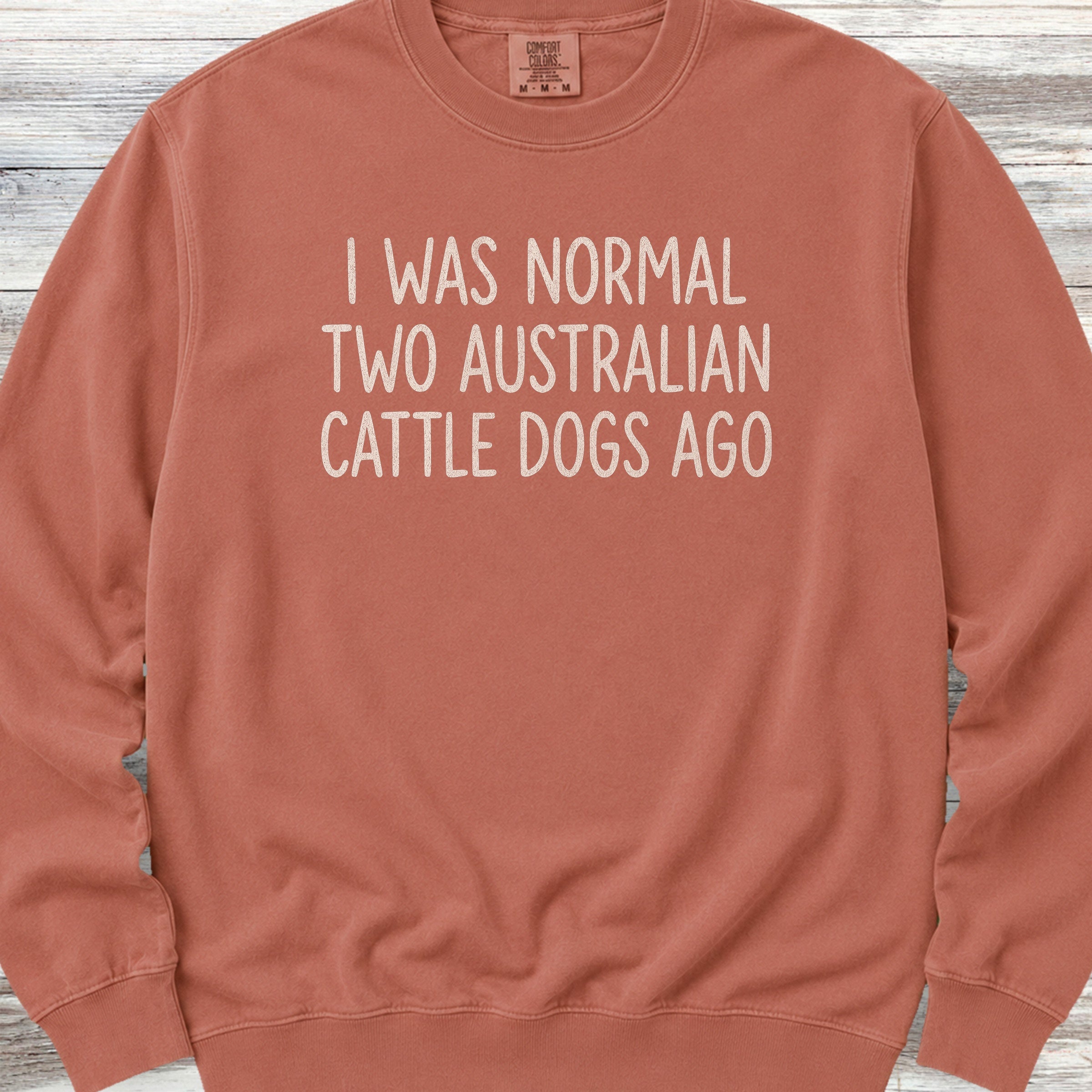 Australian Cattle Dog Normal Sweatshirt - Terracotta