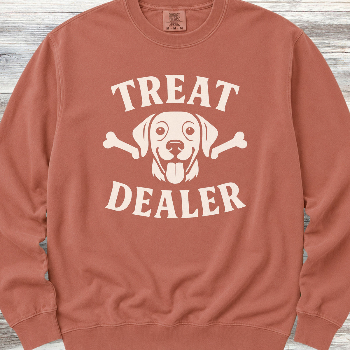 Treat Dealer Bones Sweatshirt - Terracotta