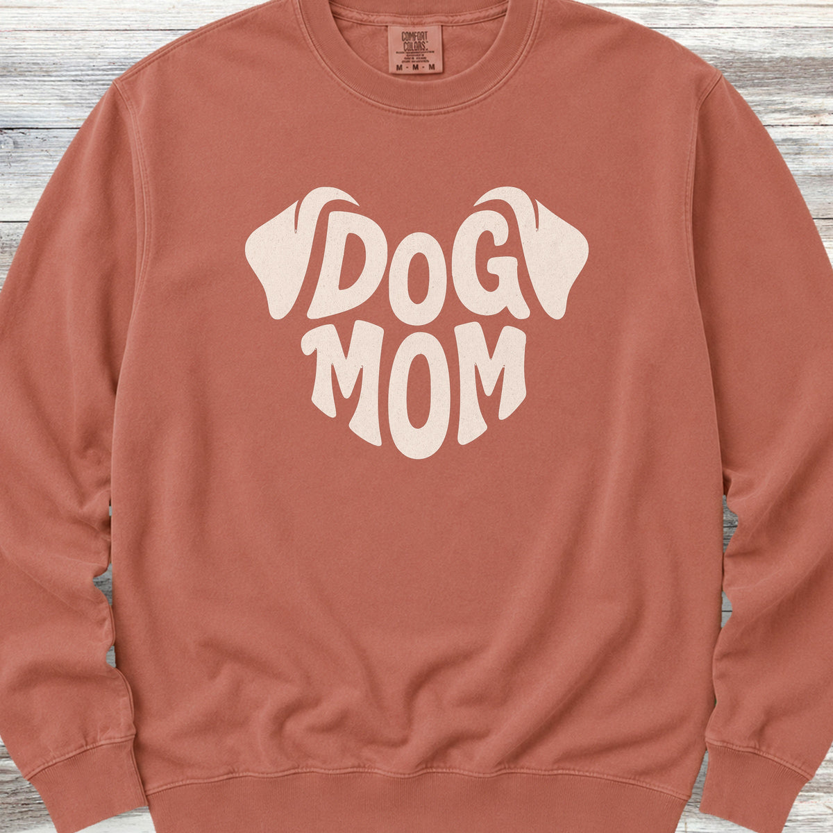 Dog Mom Ears Sweatshirt - Terracotta