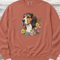Beagle Spring Portrait Sweatshirt - Terracotta