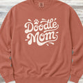 Doodle Groovy Mom Sweatshirt - Terracotta