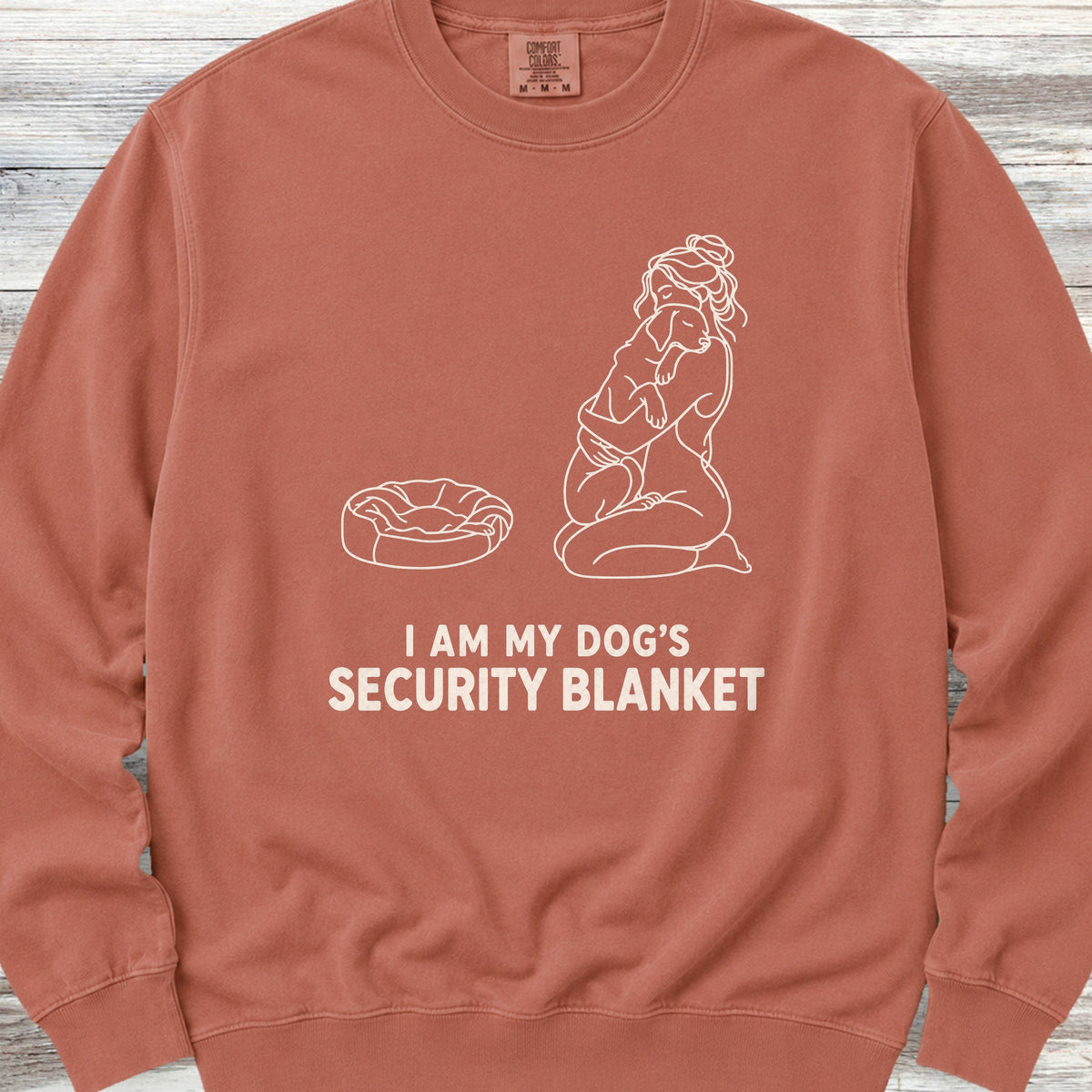 Security Blanket Sweatshirt - Terracotta
