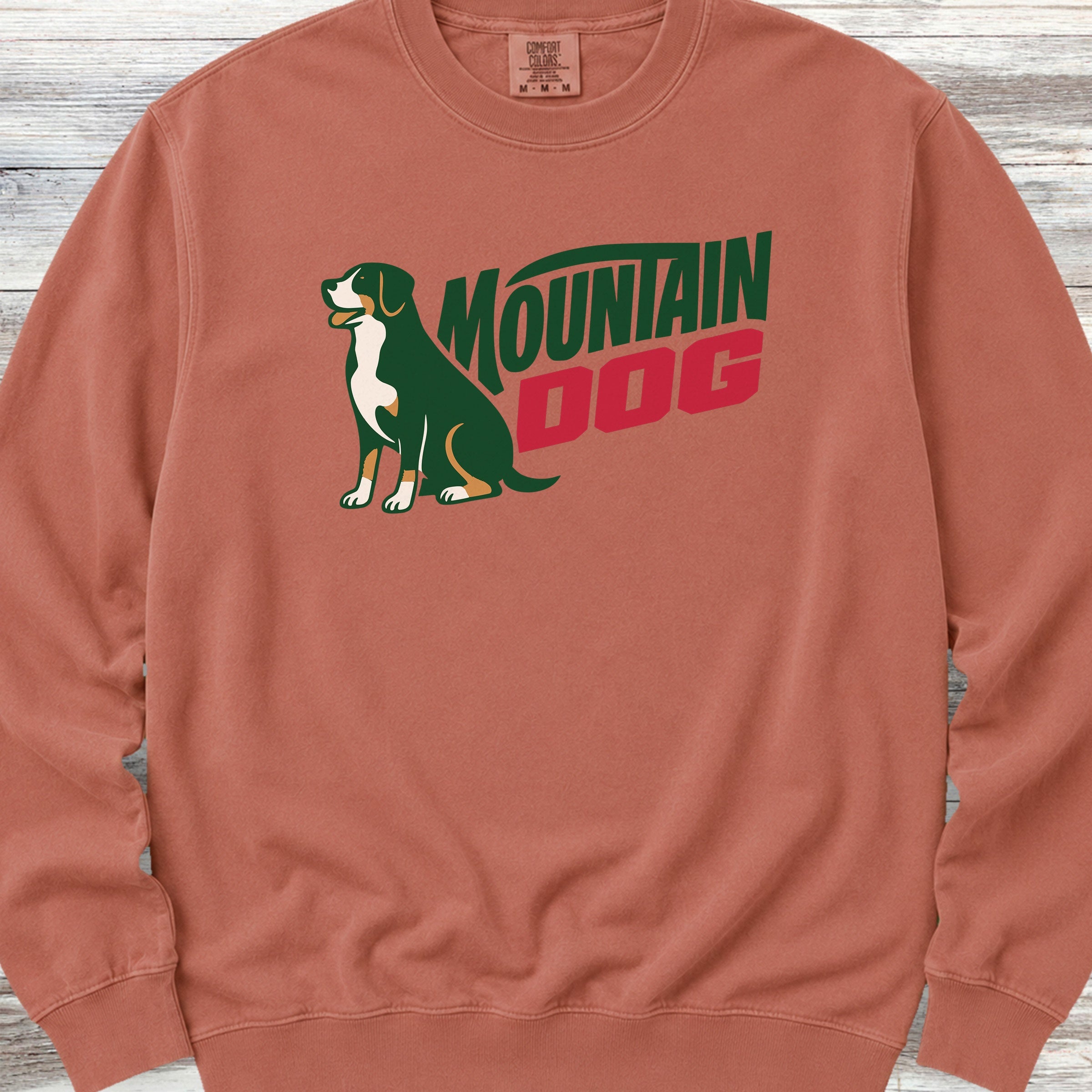 Swiss Mountain Dog Sweatshirt - Terracotta