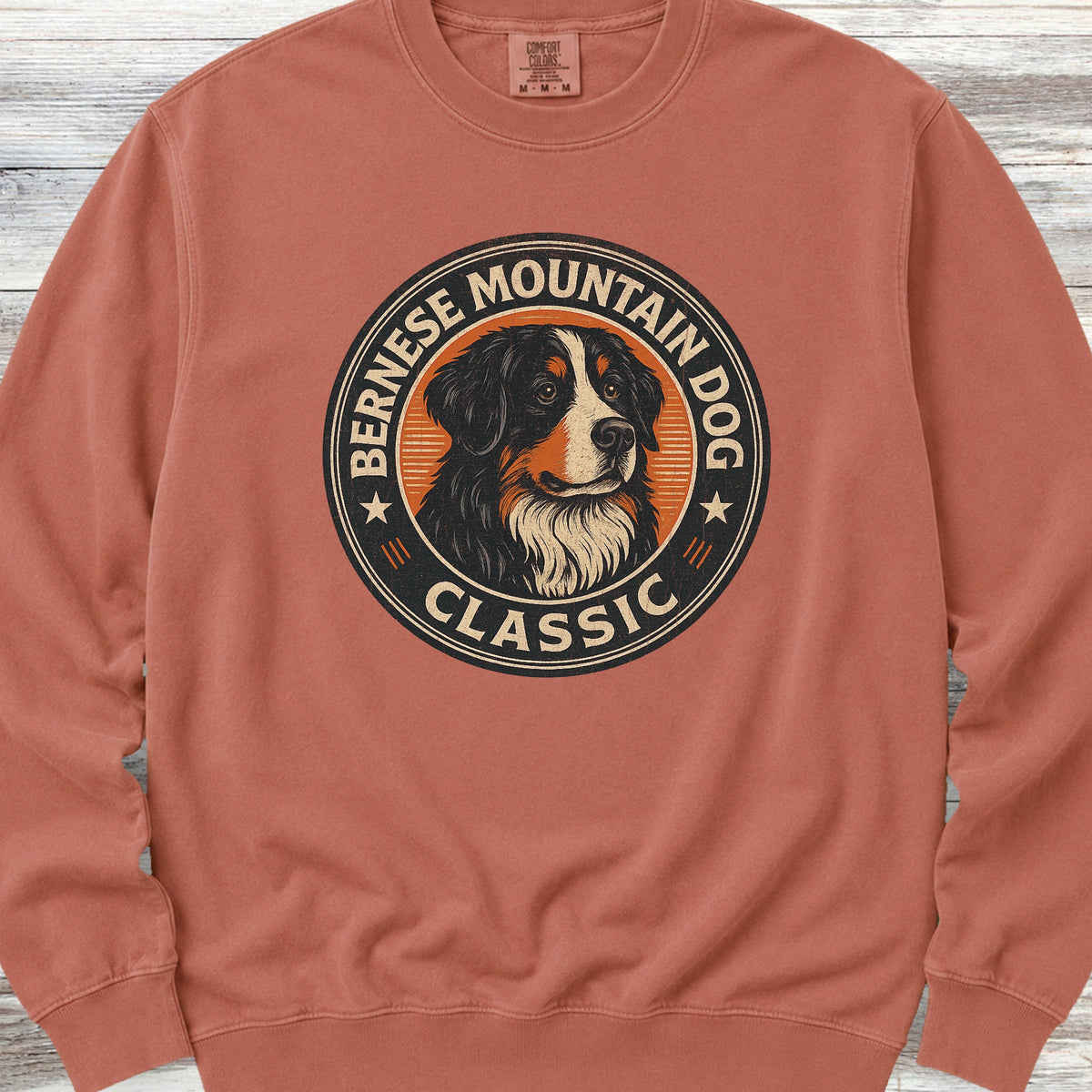 Bernese Mountain Dog Classic Sweatshirt - Terracotta