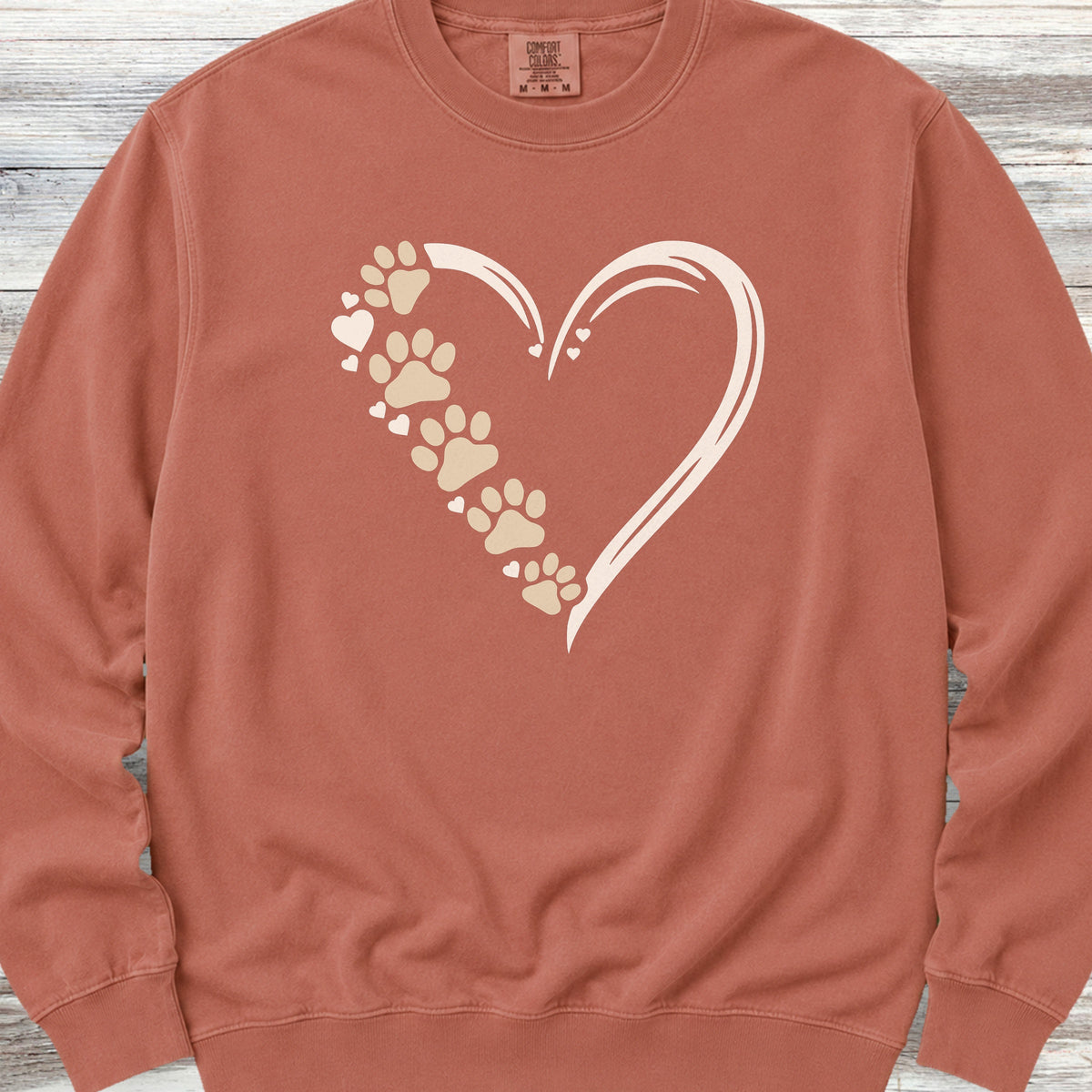 Loyal Heart Sweatshirt - Terracotta