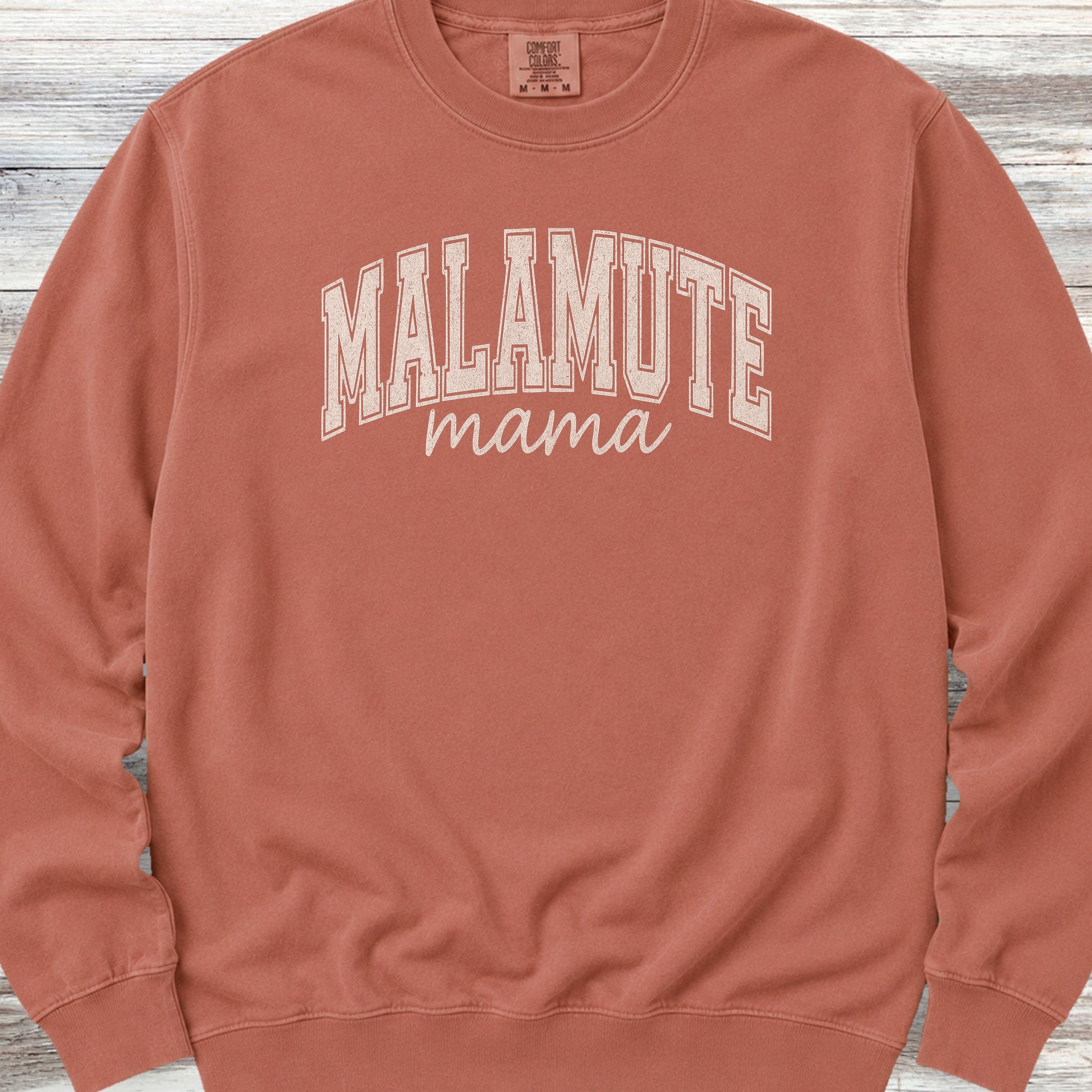 Malamute Mama Sweatshirt - Terracotta