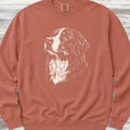 Bernese Mountain Dog Loyalty Sweatshirt - Terracotta