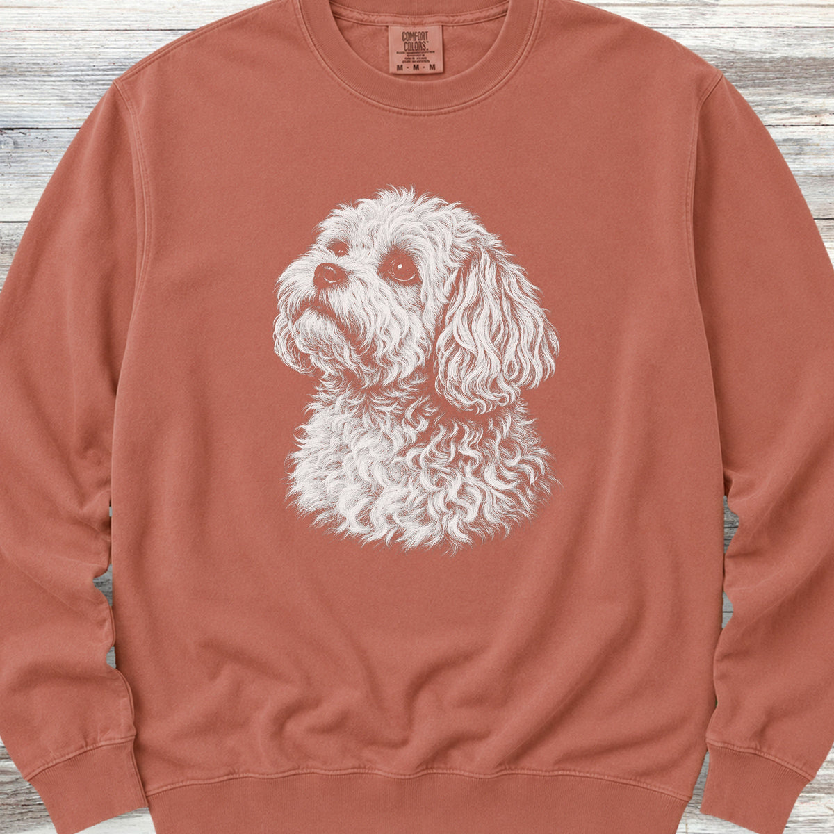 Maltipoo Loyalty Sweatshirt - Terracotta