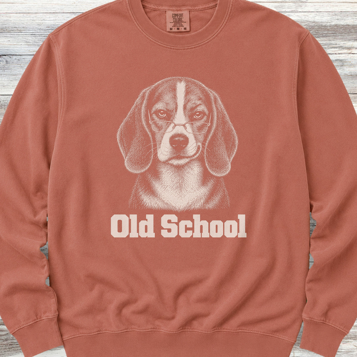 Beagle Old School Sweatshirt - Terracotta