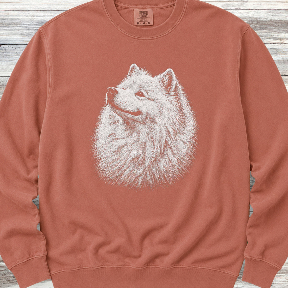 Samoyed Loyalty Sweatshirt - Terracotta