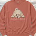 Maltipoo Nope Sweatshirt - Terracotta