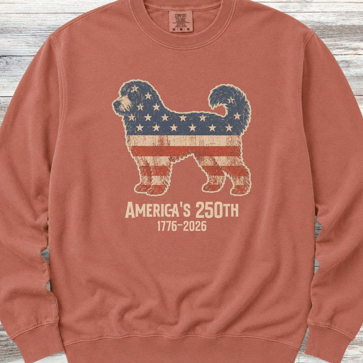 Bernedoodle 250 Sweatshirt - Terracotta