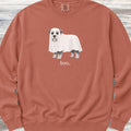 Miniature Schnauzer Boo Sweatshirt - Terracotta
